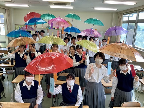 近福祭準備編②：高１の「アンブレラスカイ」にご注目☆