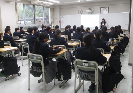 中１：今日から授業がスタートです！