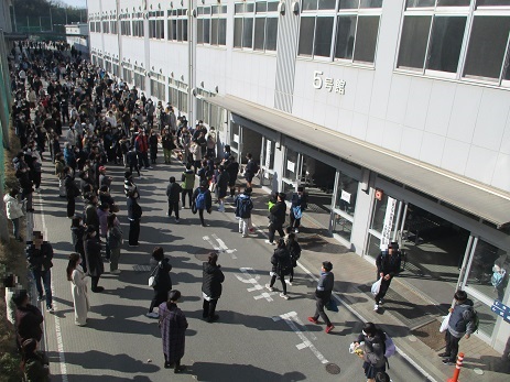 中学校入試（前期）おつかれさまでした（１／１２（日））